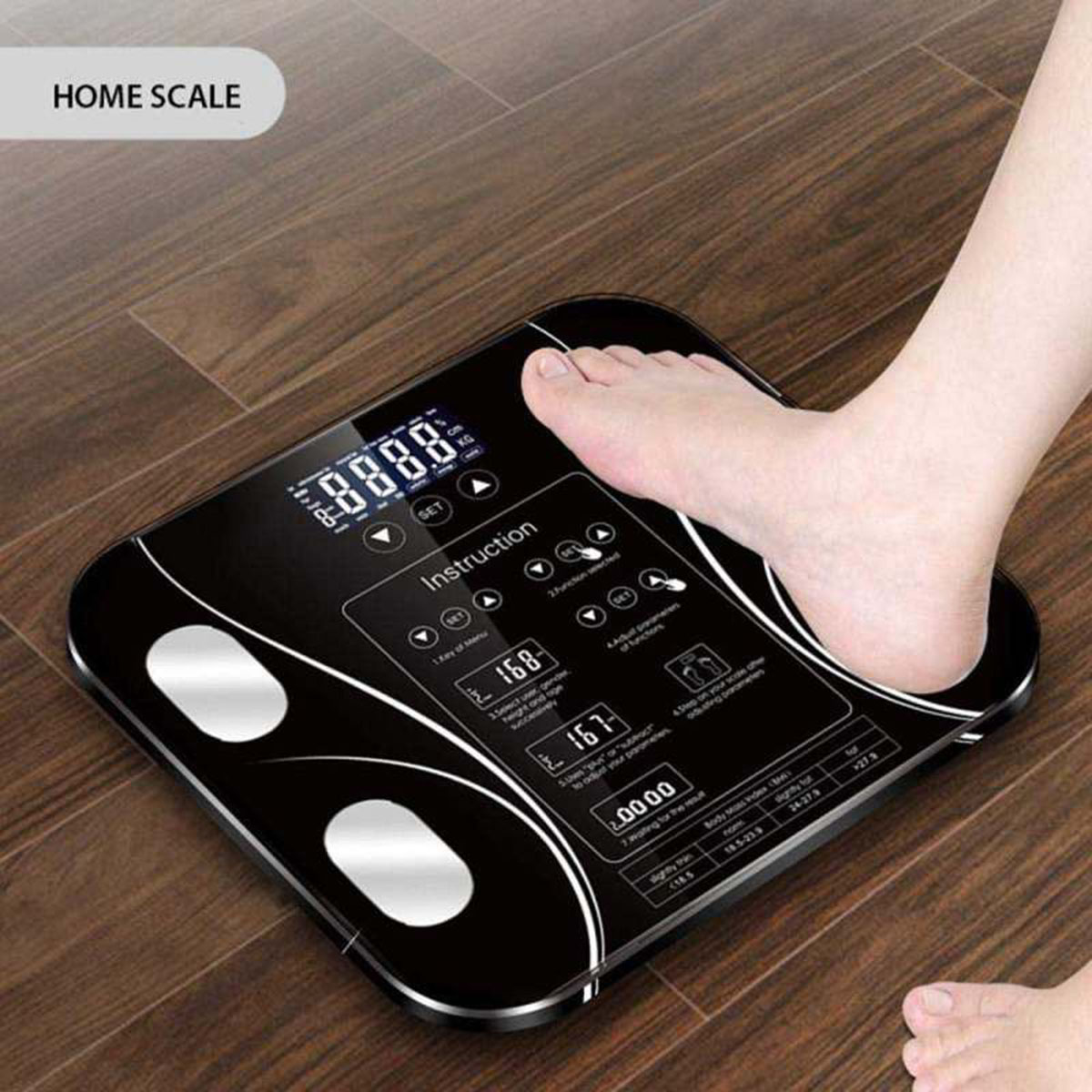 ترازوی وزن کشی هوشمند دیجیتالی کمری بلوتوثی مدل COMRY
